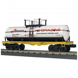 Click here to learn more about the M.T.H. Electric Trains O-27 Smoking Tank Car, Hydrazine Corporation.
