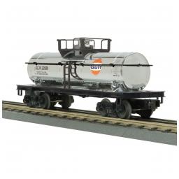 Click here to learn more about the M.T.H. Electric Trains O-27 Tank, Gulf #20589.