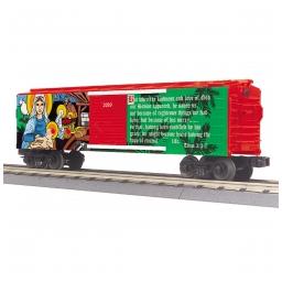 Click here to learn more about the M.T.H. Electric Trains O-27 Box, Christmas Savior.