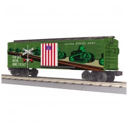 Click here to learn more about the M.T.H. Electric Trains O-27 Box w/Blinking LEDs, USARM.