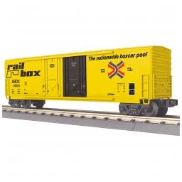 Click here to learn more about the M.T.H. Electric Trains O-27 50'' Double Door Plugged Box, RBOX #50084.