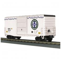 Click here to learn more about the M.T.H. Electric Trains O-27 40'' Hi Cube Box, BNSF #793119.