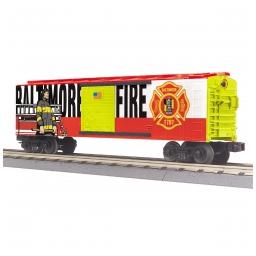 Click here to learn more about the M.T.H. Electric Trains O-27 Box, Baltimore Fire Dept.