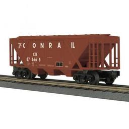 Click here to learn more about the M.T.H. Electric Trains O-27 H30A 3-Bay Covered Hopper, CR.