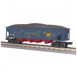Click here to learn more about the M.T.H. Electric Trains O-27 4-Bay Hopper, North Pole.