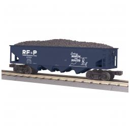 Click here to learn more about the M.T.H. Electric Trains O-27 4-Bay Hopper, RF&P.