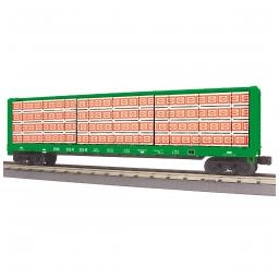 Click here to learn more about the M.T.H. Electric Trains O-27 Center I-Beam Flat, BN #624250.