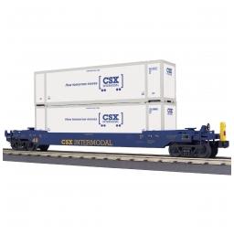 Click here to learn more about the M.T.H. Electric Trains O-27 Operating Husky Stack w/EDT, CSX.