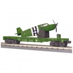 Click here to learn more about the M.T.H. Electric Trains O-27 Flat w/Airplane, US Army #102608.