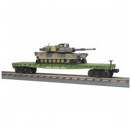 Click here to learn more about the M.T.H. Electric Trains O-27 Flat w/M1a Abrams Tank, US Army #8050.
