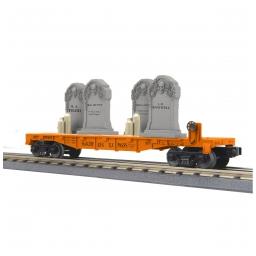 Click here to learn more about the M.T.H. Electric Trains O-27 Flat/Headstones/Flicker Candles,Halloween/Org.