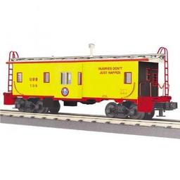 Click here to learn more about the M.T.H. Electric Trains O-27 Bay Window Caboose, Union Railroad.