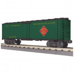 Click here to learn more about the M.T.H. Electric Trains O-27 Modern Reefer, REA #6758.
