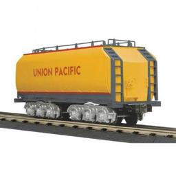 Click here to learn more about the M.T.H. Electric Trains O-27 Die-Cast Auxiliary Water Tender, UP/Yellow.