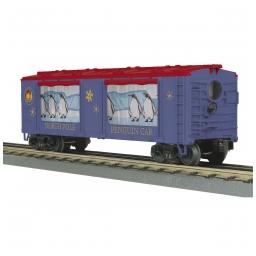 Click here to learn more about the M.T.H. Electric Trains O-27 Operating Box Car w/Action, North Pole.