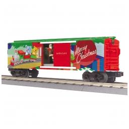 Click here to learn more about the M.T.H. Electric Trains O-27 Operating Box Car w/Action, Christmas Santa.
