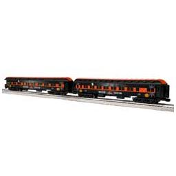 Click here to learn more about the Lionel O 18" Passenger Car Set,ELX/Midnight Special #1(2).