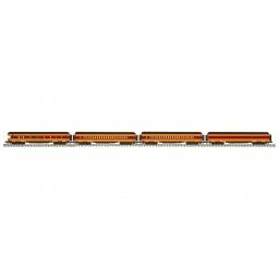 Click here to learn more about the M.T.H. Electric Trains O 70'' Madison HW Passenger Set, MILW #1043 (4).