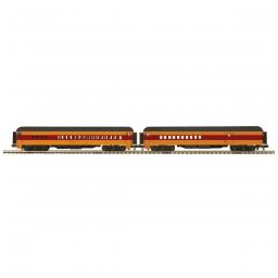 Click here to learn more about the M.T.H. Electric Trains O 70'' Madison HW Combo/Diner Set, MILW #2624 (2).