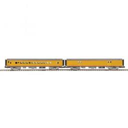 Click here to learn more about the M.T.H. Electric Trains O 70'' Streamline Smooth Baggage/Coach, UP #5650.