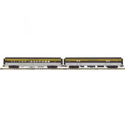 Click here to learn more about the M.T.H. Electric Trains O 70'' Streamline Smooth Baggage/Coach,C&O #1404.