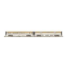 Click here to learn more about the M.T.H. Electric Trains O 70'' Streamline Ribbed Baggage/Coach, C&O #1201.