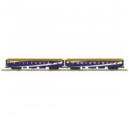 Click here to learn more about the M.T.H. Electric Trains O 70'' Streamline Sleepr/Diner,Rocky Mountaineer(2).