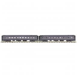 Click here to learn more about the M.T.H. Electric Trains O 70'' SL Slpr/Diner Pass Set (2).