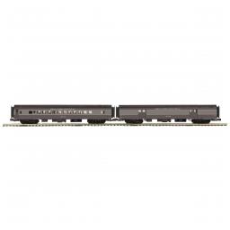 Click here to learn more about the M.T.H. Electric Trains O 70'' SL Baggage/Coach Pass Set (2).