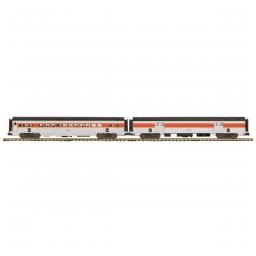 Click here to learn more about the M.T.H. Electric Trains O 70'' SL Bag/Coach Pass Set, NH (2).