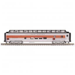 Click here to learn more about the M.T.H. Electric Trains O 70'' SLFull Length Vista Dome Pass Car, NH.
