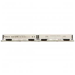 Click here to learn more about the M.T.H. Electric Trains O 70'' Ribbed SL Baggage/Coach Pass Set, D&RGW (2).