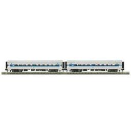 Click here to learn more about the M.T.H. Electric Trains O-31 Amfleet Coach/Cafe, Amtrak (2).