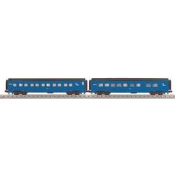 Click here to learn more about the M.T.H. Electric Trains O-27 60'' Streamline Sleeper/Diner, CR (2).