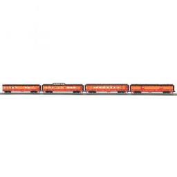 Click here to learn more about the M.T.H. Electric Trains O-27 60'' Streamline Passenger w/LED Lights, SP (4).