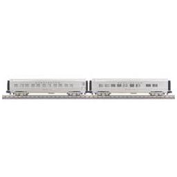 Click here to learn more about the M.T.H. Electric Trains O-2760'' Streamline Sleeper/Diner, CB&Q (2).
