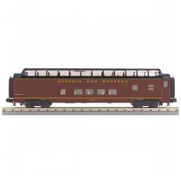 Click here to learn more about the M.T.H. Electric Trains O-27 60'' Streamline Vista Dome, N&W #1686.