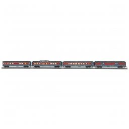 Click here to learn more about the M.T.H. Electric Trains O-27 60'' Streamlined Passenger w/LED,North Pole(4).