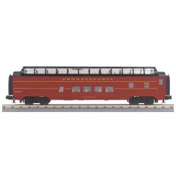 Click here to learn more about the M.T.H. Electric Trains O-27 60'' Streamlined Full-Length Vista Dome, PRR.