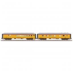 Click here to learn more about the M.T.H. Electric Trains O-27 60'' Madison Combo/Diner Set, Chessie (2).