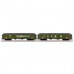 Click here to learn more about the M.T.H. Electric Trains O-27 60'' Madison Combo/Diner, USARM (2).