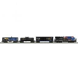 Click here to learn more about the M.T.H. Electric Trains O-27 Dash-8 Freight Set w/PS3, NS/Veterans.