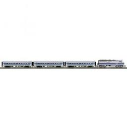 Click here to learn more about the M.T.H. Electric Trains O-27 F40PH Passenger Set w/PS3, Amtrak.